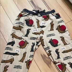 Lazy One Women's Cream and Black Pajama Pants